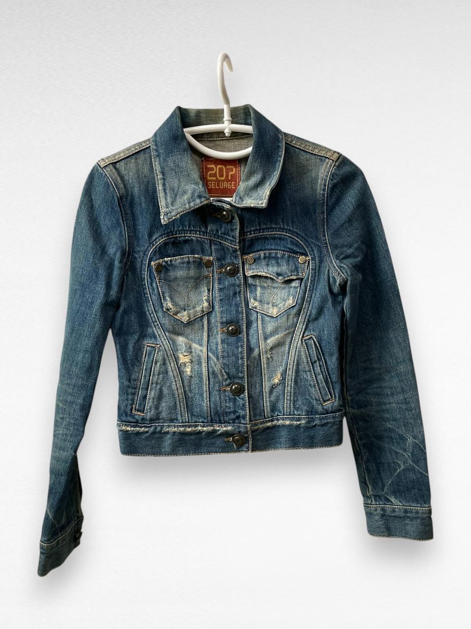 207 셀비지 L`SELVAGE 프리미엄 데님 4사이즈 숏 청재킷