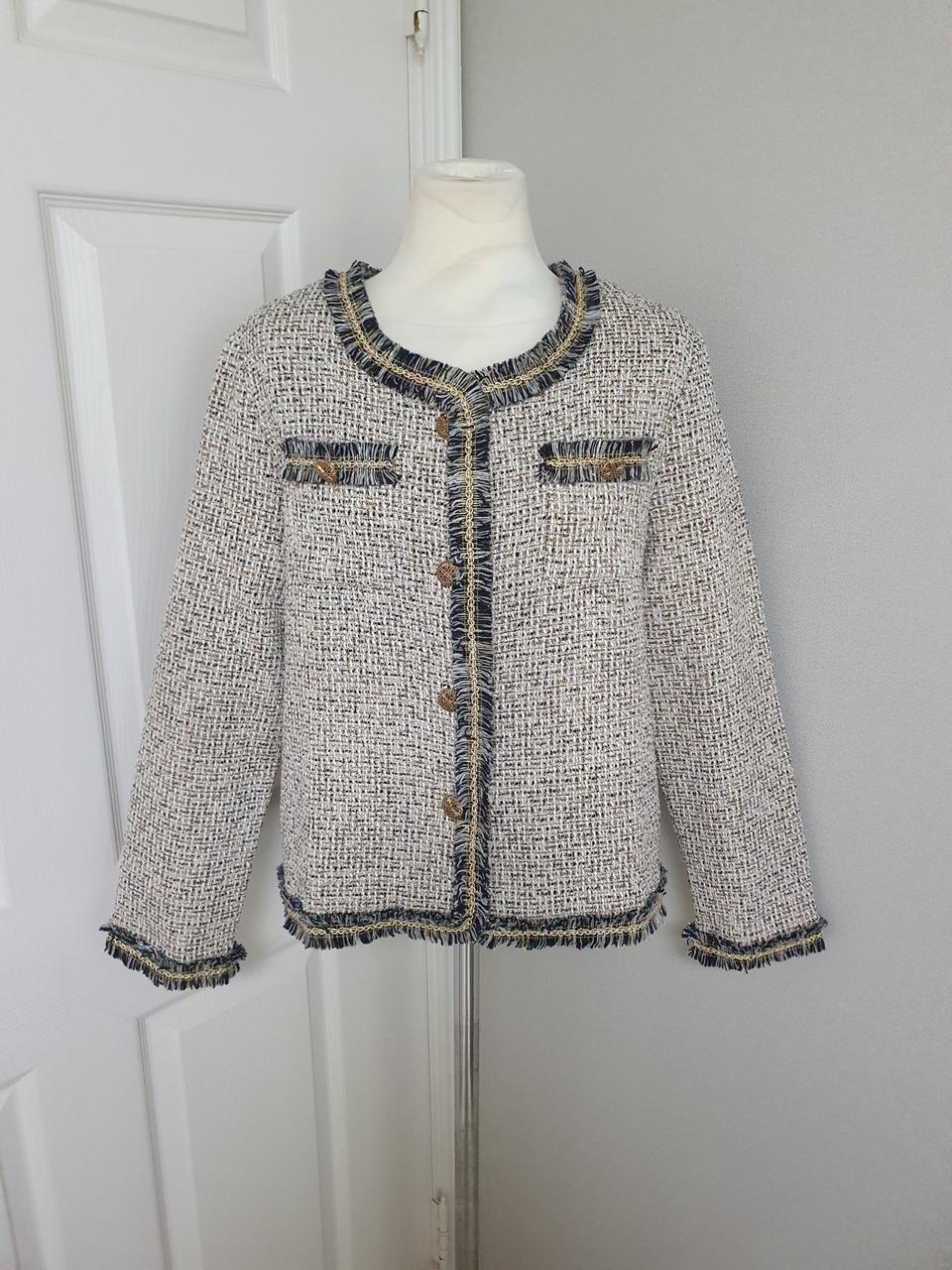 (택있는 새상품)트위드 자켓 55반~66반