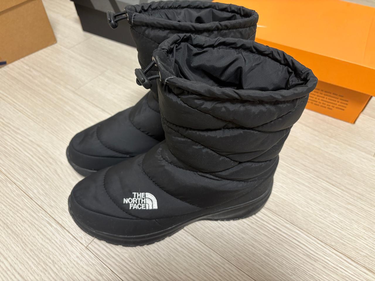 노스페이스 패딩 부츠 260mm 블랙