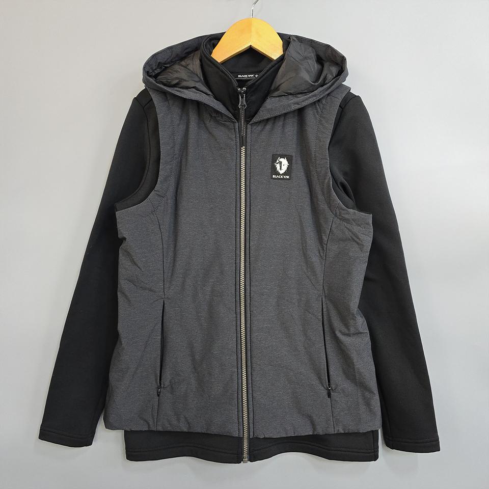 블랙야크(BLACKYAK) 여성 후드 조끼 집업 자켓 90