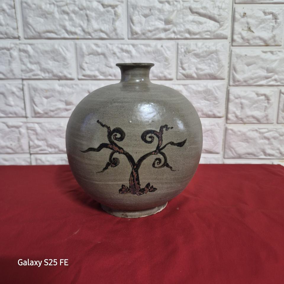 분청도자기편병