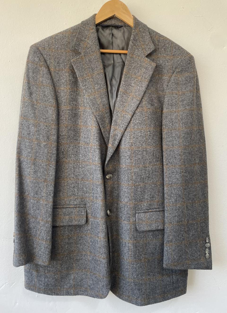 브룩스브라더스 남성 체크캐시미어자켓