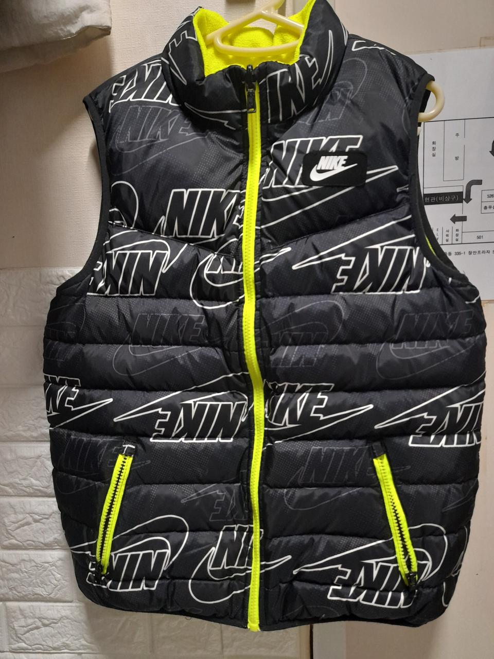 나이키 양면 패딩 후리스-L-주니어-여성44 55 66-L