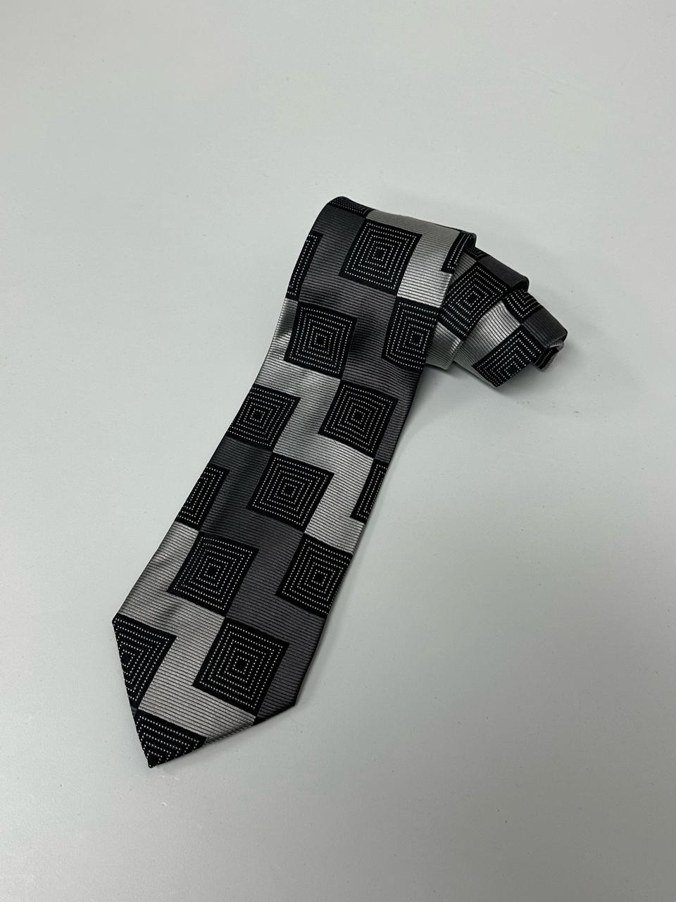 발렌티노 패턴 실크 넥타이