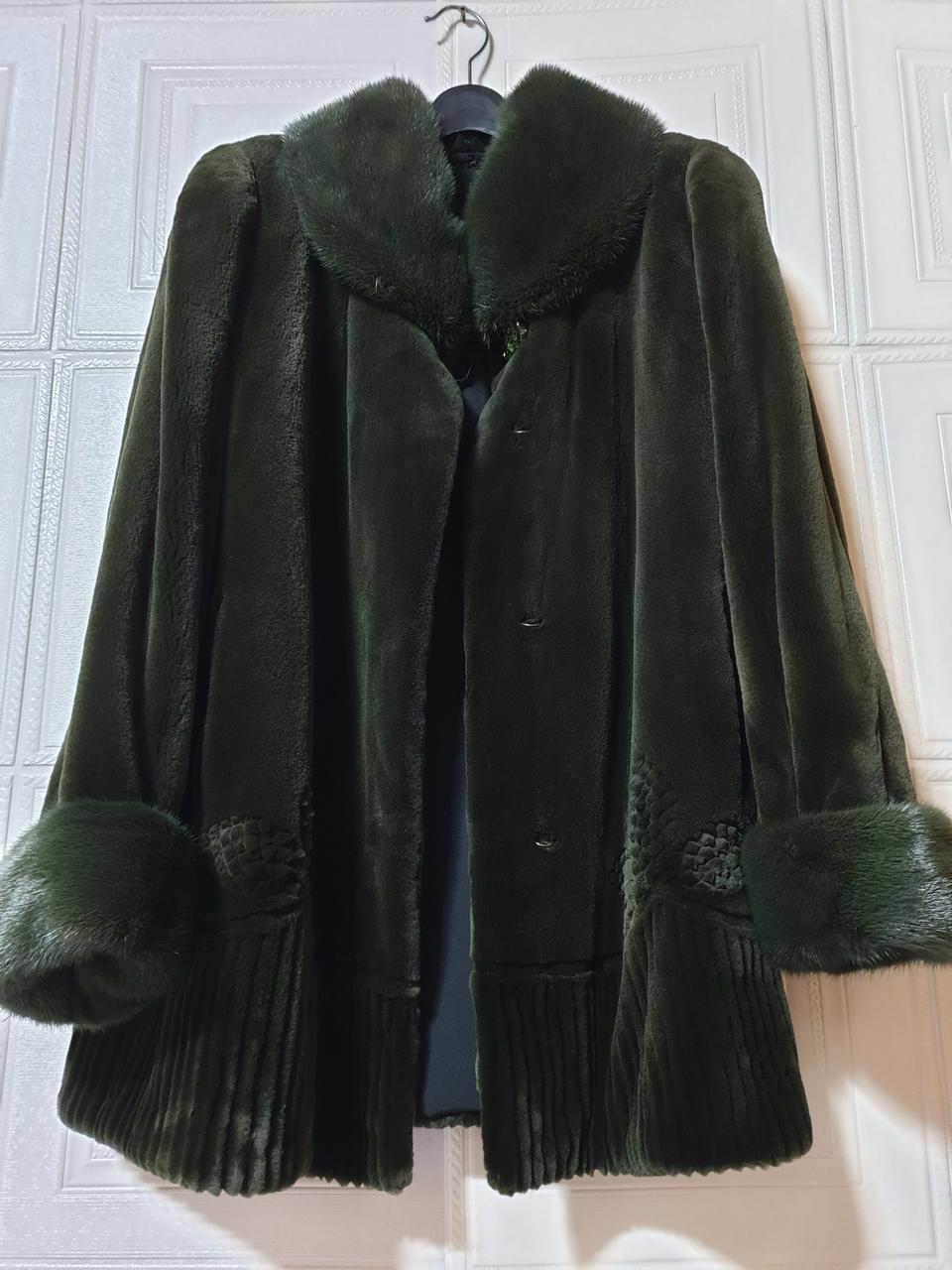 쉬어드 천연 밍크코트