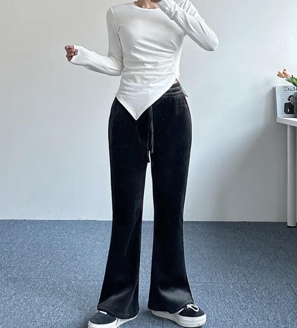 벨벳 트레이닝 기모팬츠