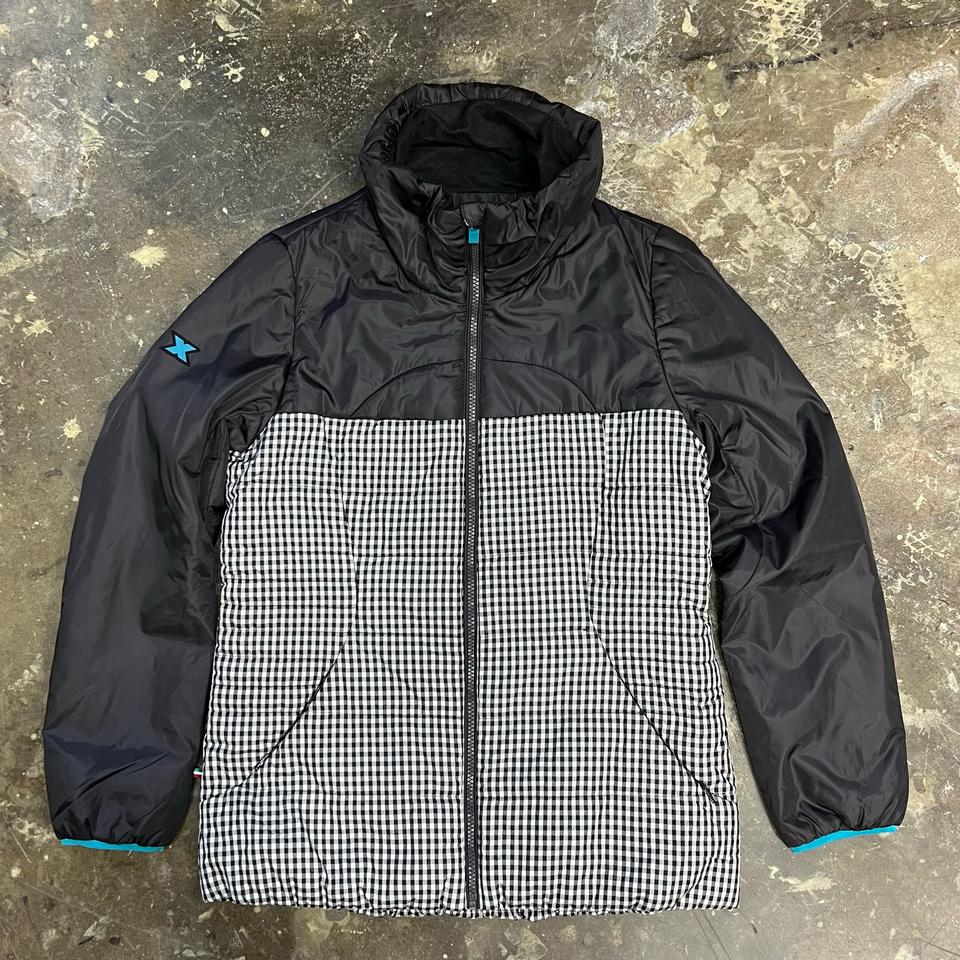 95) JDX 골프 체크 누빔 패딩점퍼 여성 골프웨어 골프 의류