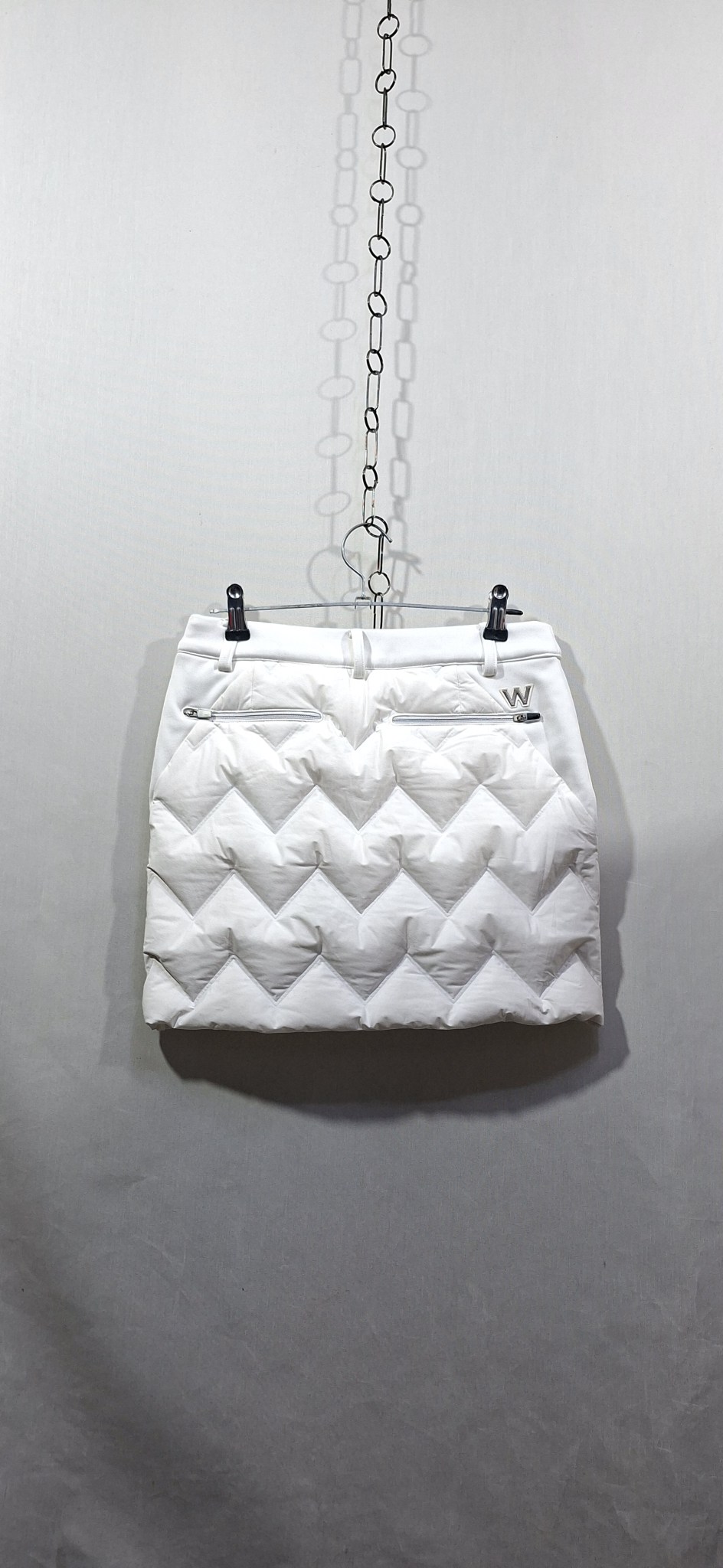 25 와이드앵글여성 구스다운 패딩치마 여성골프웨어