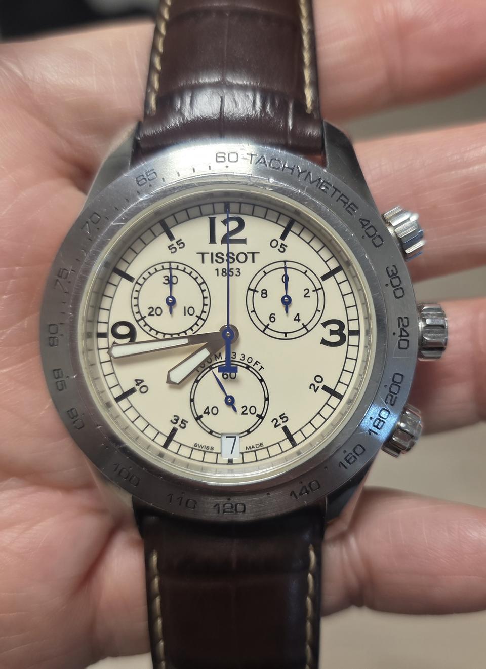 티쏘 (TISSOT) 스위스 메이드 T스포츠 V8 크로노그래프