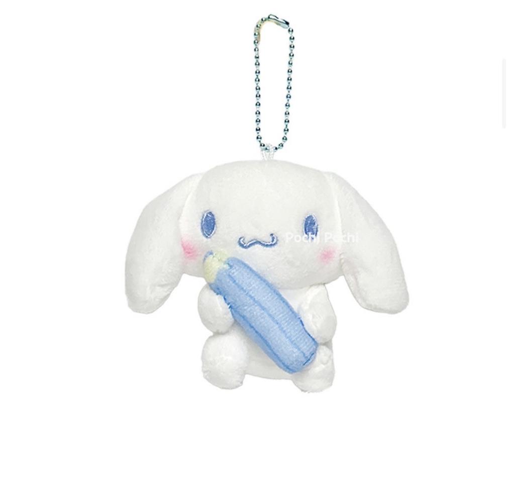 (새상품) 산리오 시나모롤 열공인형 키링 8cm