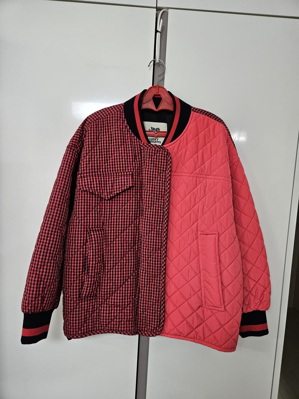 럭키슈에뜨 퀼팅패딩자켓.36사이즈