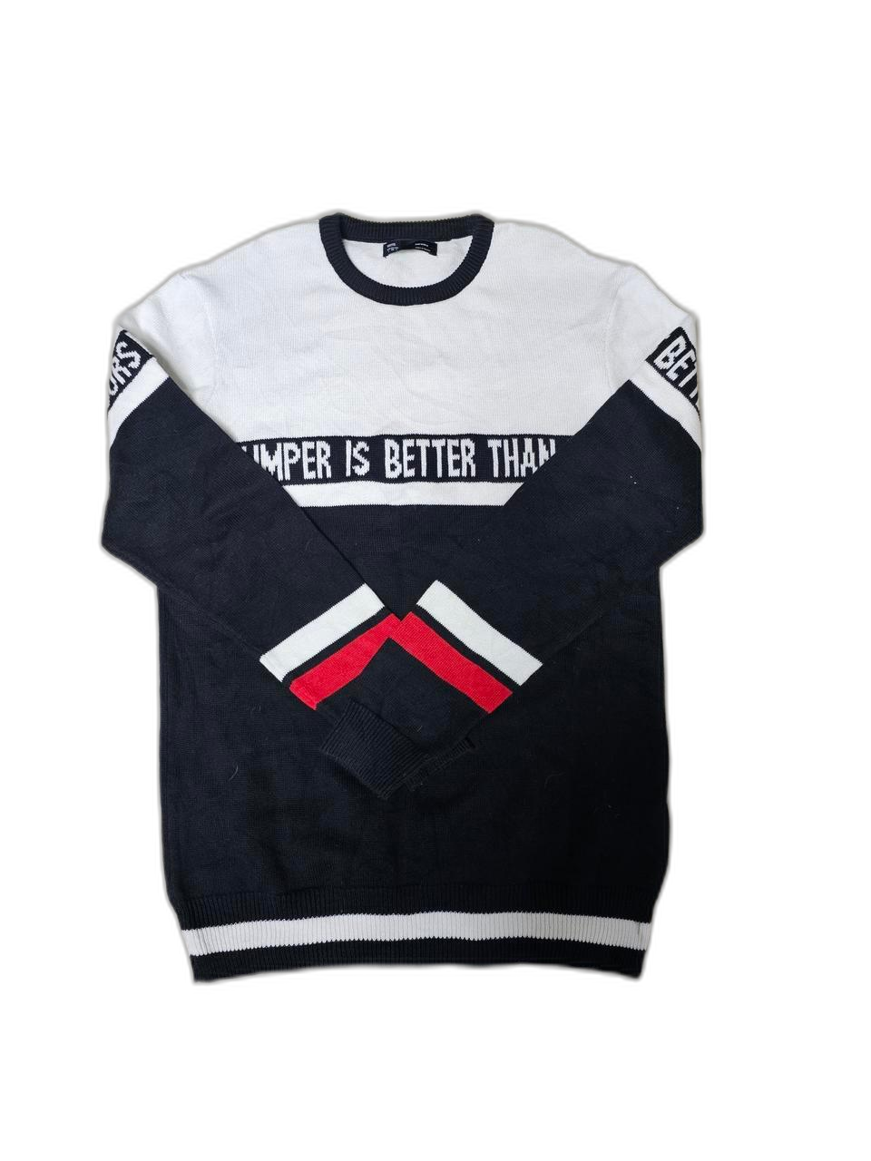 Bershka 배색 니트 L