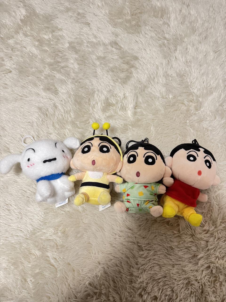 짱구/흰둥이 인형 4개 일괄판매 (새상품)