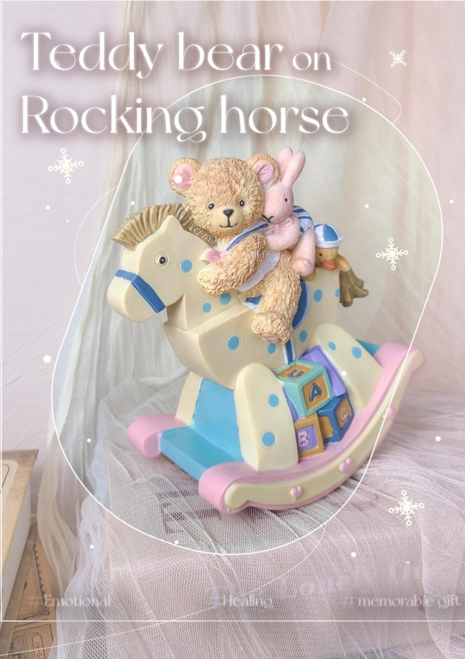 움직이는 자장가오르골 흔들목마