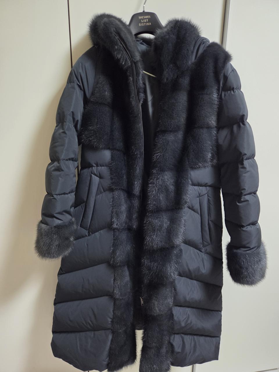 빠른거래할인EURO 밍크털 거위 롱패딩  55