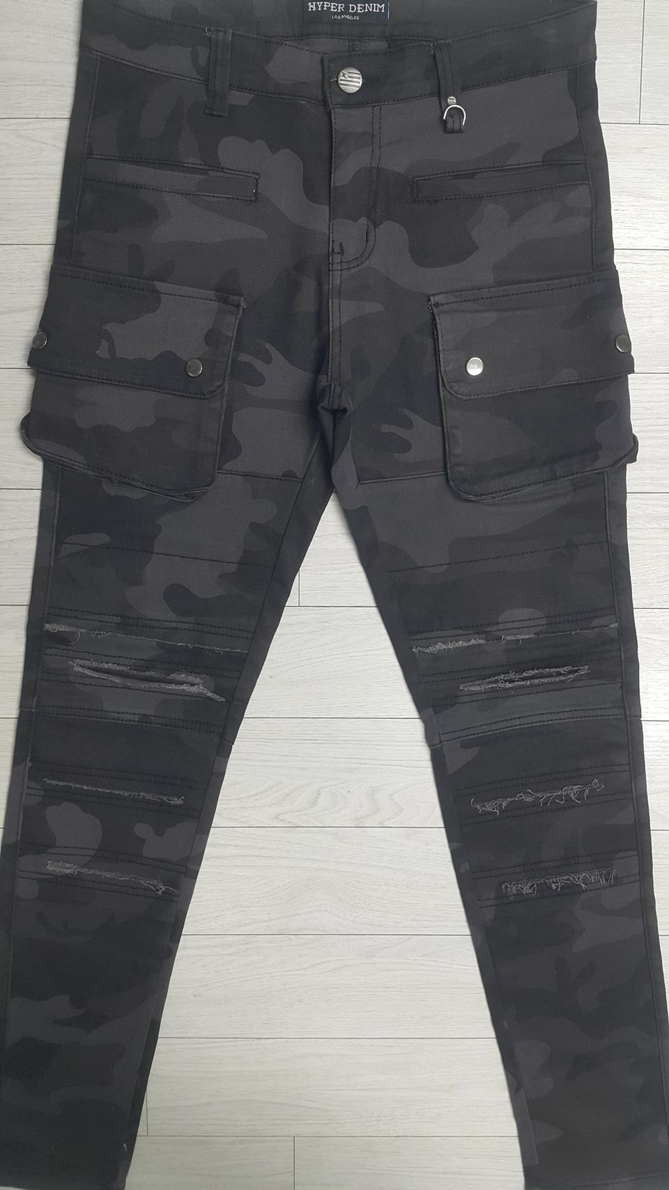 하이퍼대님 스판 밀리터리카고바지 30~31인치 933번