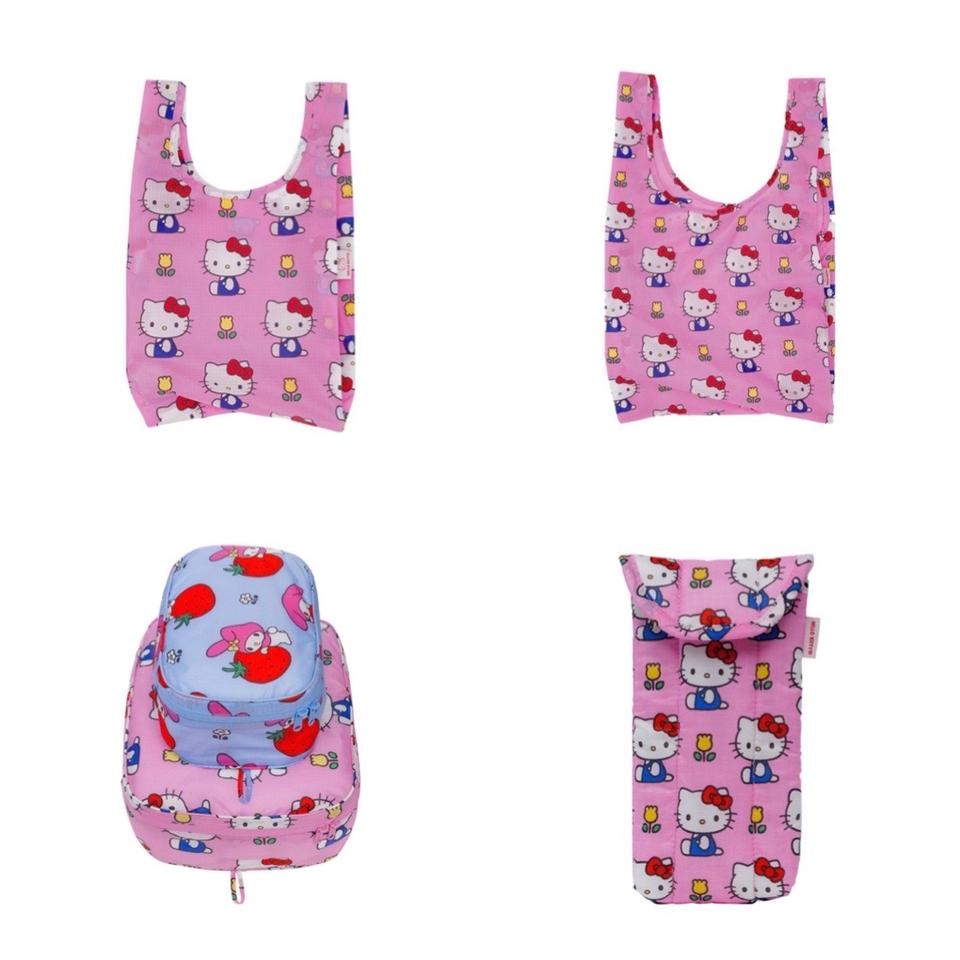 바쿠 산리오 키티 트래블파우치 안경파우치 에코백