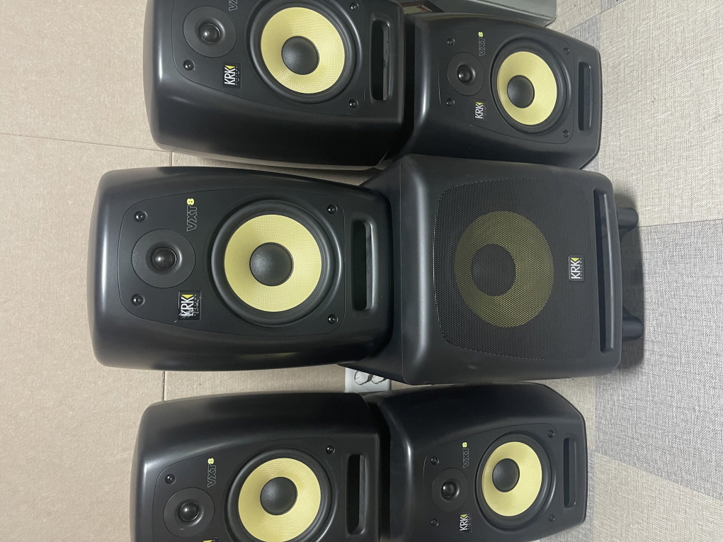 5.1채널 KRK VXT8  모니터 스피커 우퍼 10S 