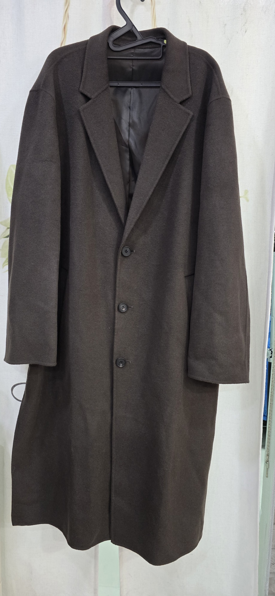 무신사  스탠다드 캐시미어 롱코트XL