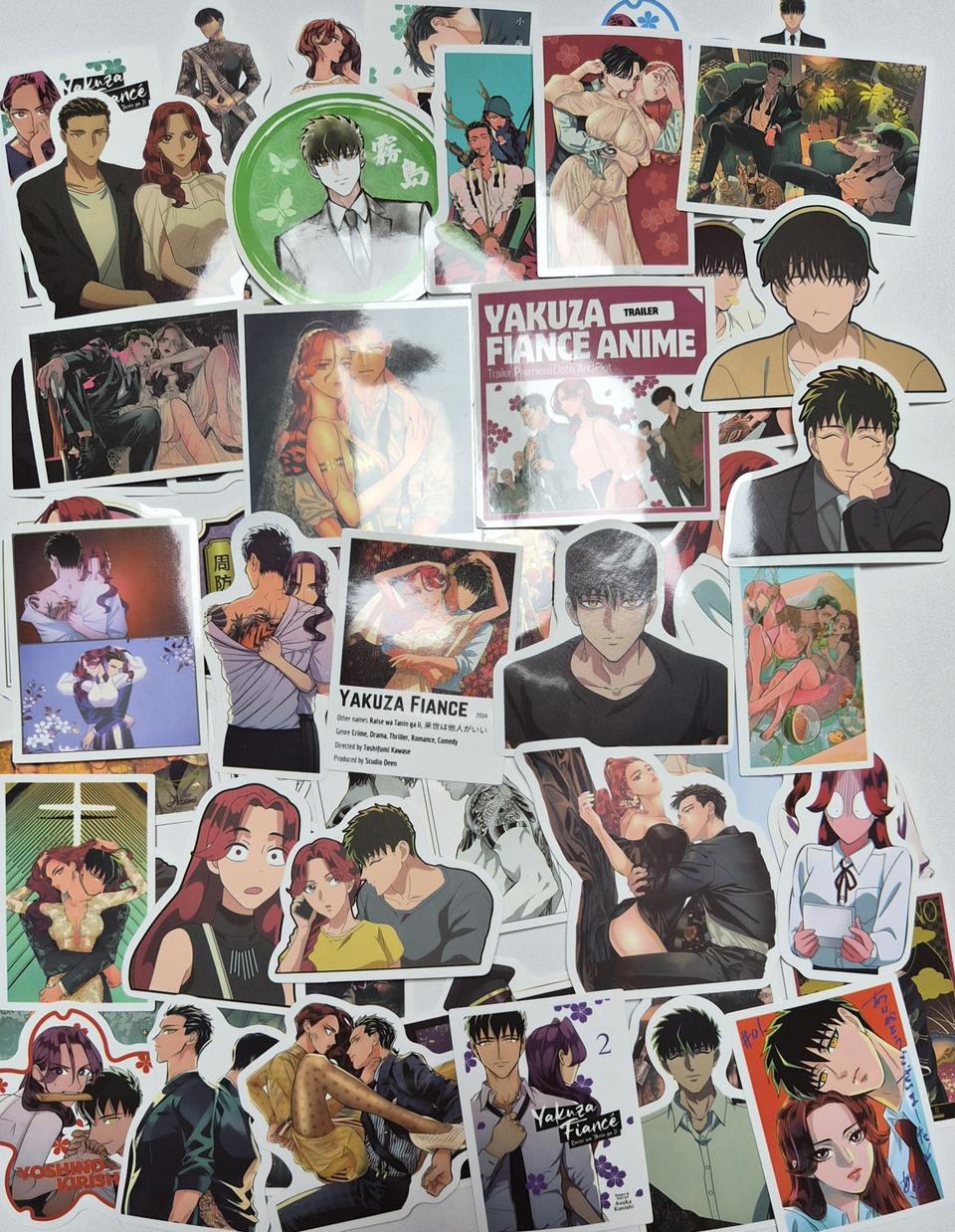 내세에는남남이좋겠어 컬러 스티커 요시노 키리시마 쇼마 방수 스티커 다꾸