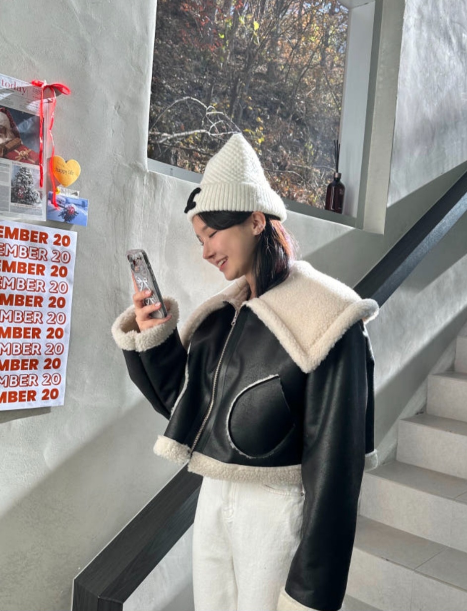 bn9♥New]신상특가♦ 세라 무스탕(리버시블)양면