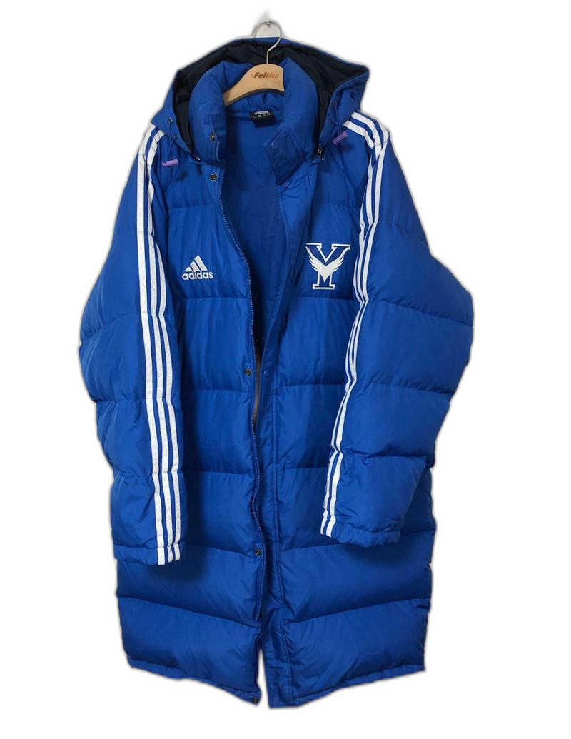 (지퍼고장) 아디다스 연세대학교 농구부 덕다운롱패딩자켓 110