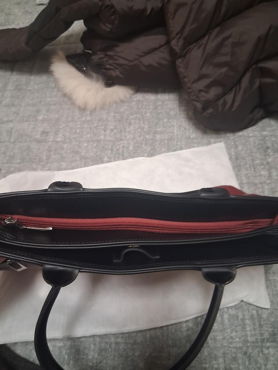 토트백 와인색 가방