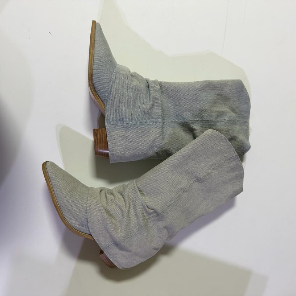 새상품 여자 데님 앵클부츠 240