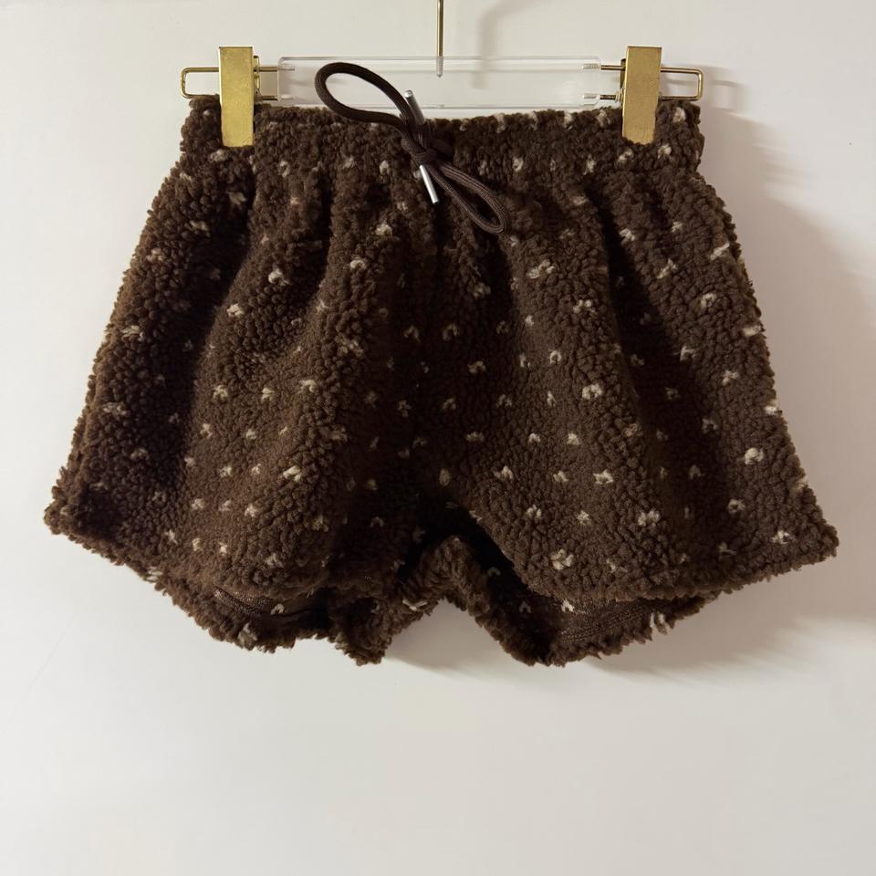 새상품 여자 도트 뽀글이 반바지