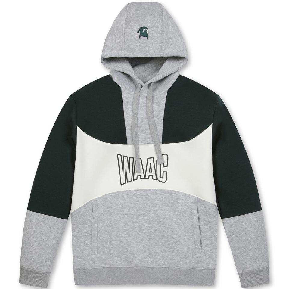 남성) 22FW WAAC 컬러 블럭 후드 티셔츠