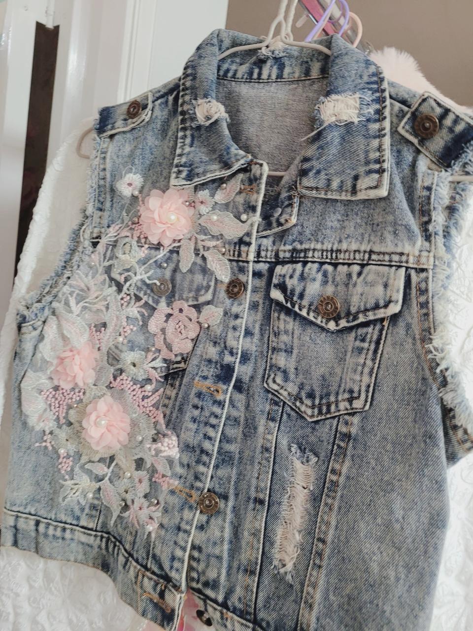 수입 플로랄데님