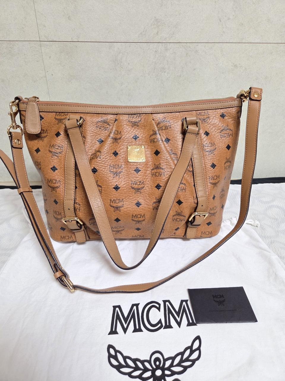 MCM 비세토스 토드 앤 숄더백