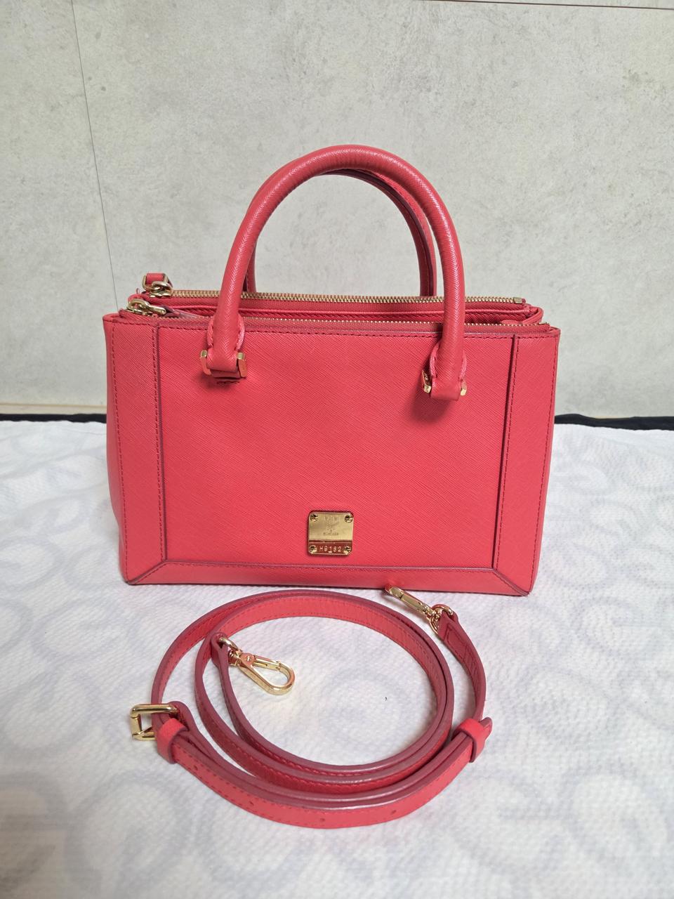 MCM 사피아노가죽 토드 앤 숄더백