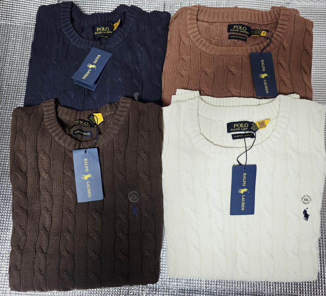 폴로랄프로렌 케이블 니트 라운드