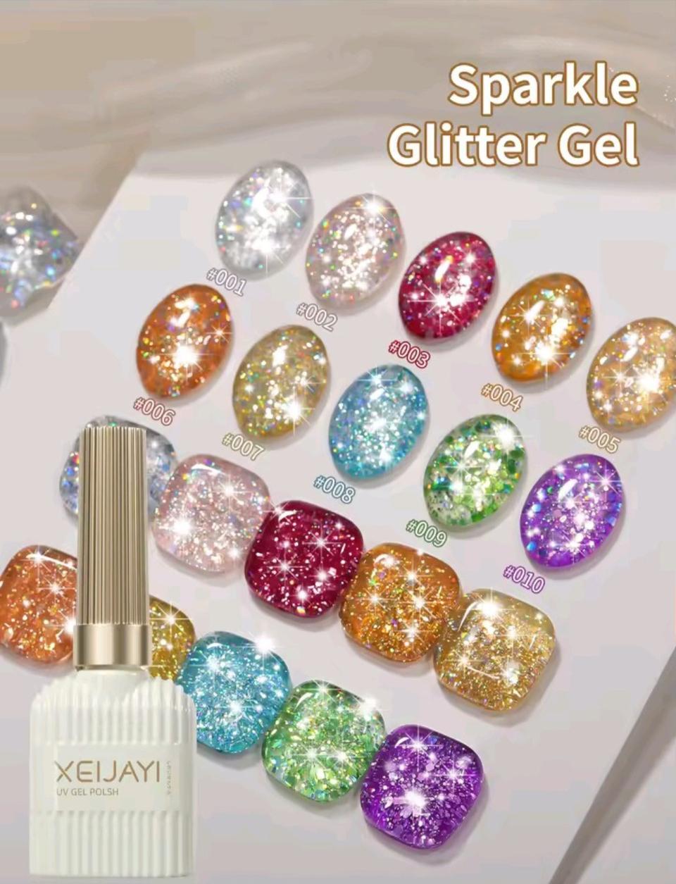 네일아트 글리터 젤네일 미개봉 10개 세트