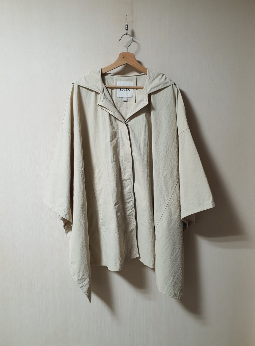 코스 cos 오버핏 후드 트렌치 케이프 자켓 프리사이즈 정품 