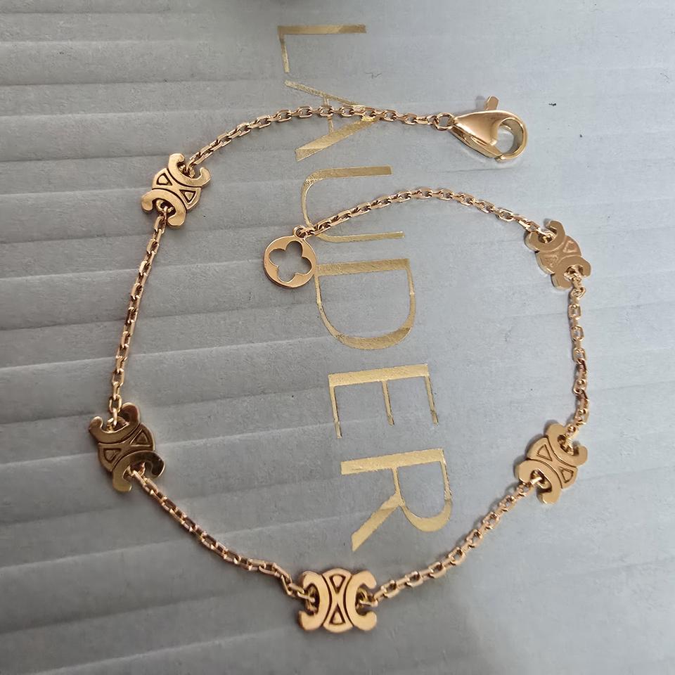 18k핑크골드 팔찌