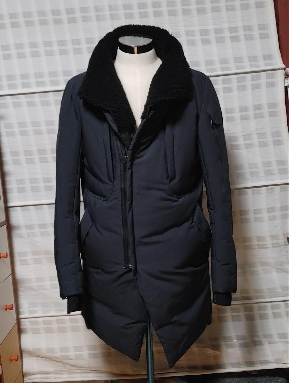 (한섬) 시스템 옴므 챠콜 구스다운 패딩 점퍼 95~100