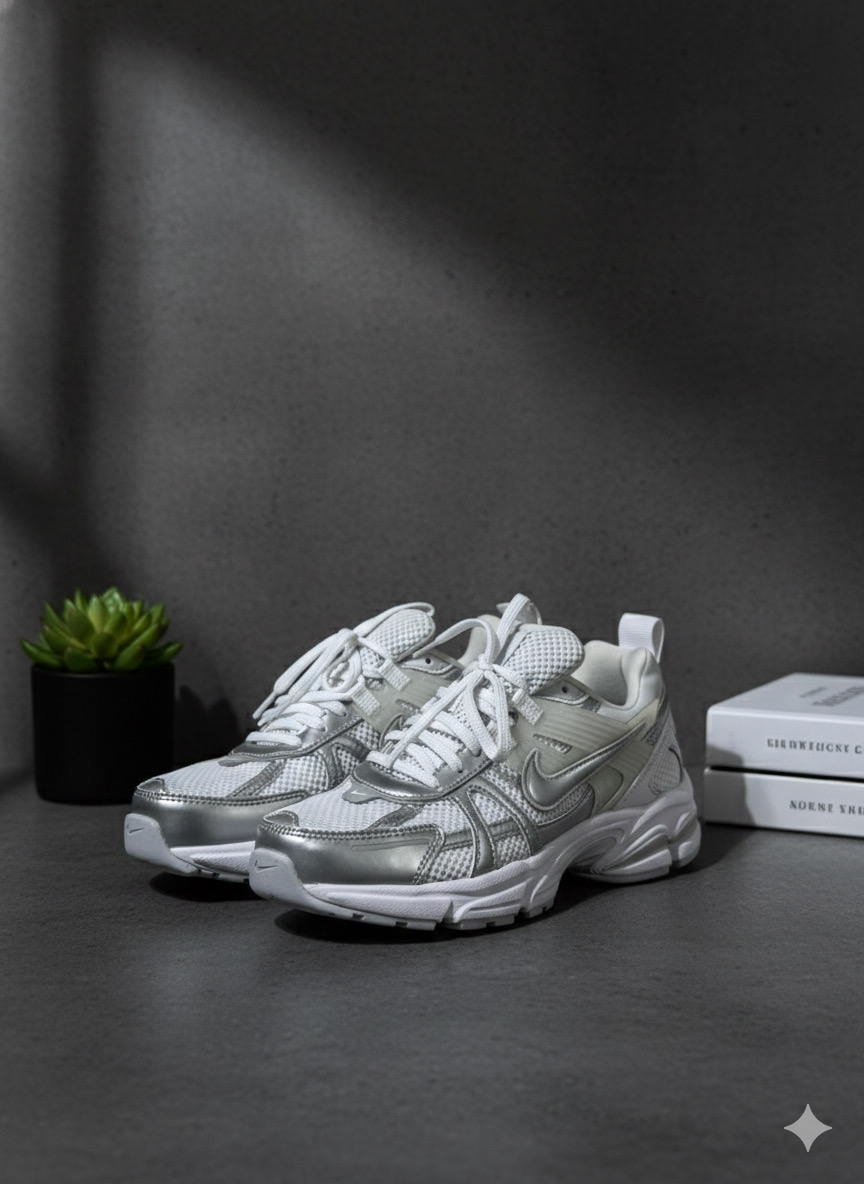 나이키 V2K 테크노 흰/실버 245mm