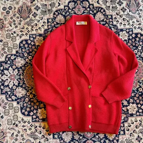 버버리 금장 가디건 여성66-77