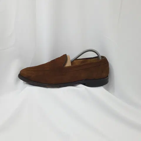 빈티지하서 10 290 로크 이튼 스웨이드 브라운 페니 로퍼