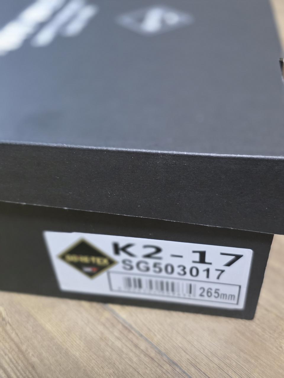 K2 안전화 K2-17 고어텍스 265mm 새상품