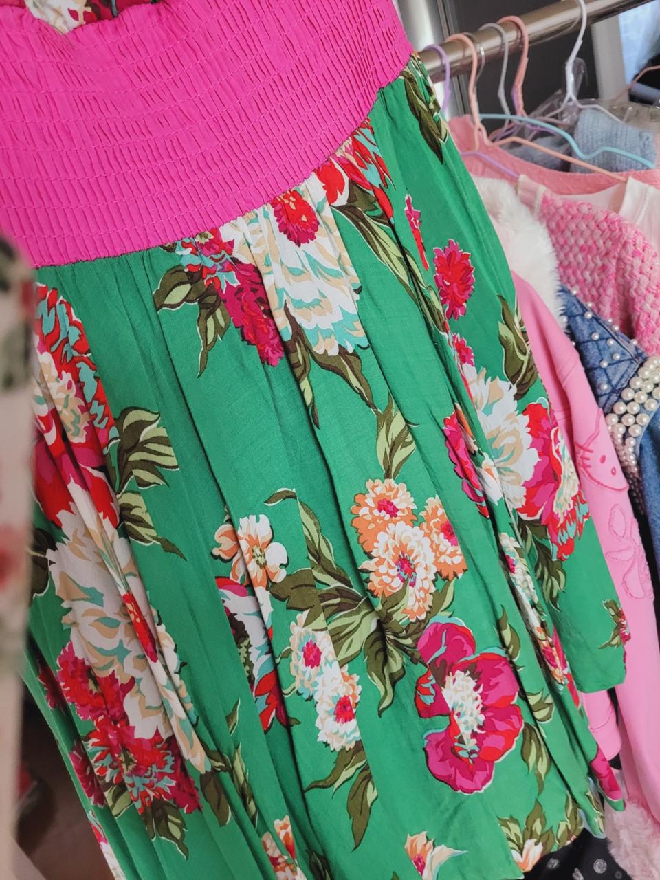 수입 플로랄 핫핑크