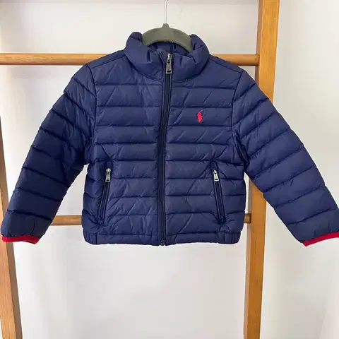 폴로 랄프로렌 네이비 덕다운 패딩 점퍼(아동-2T)