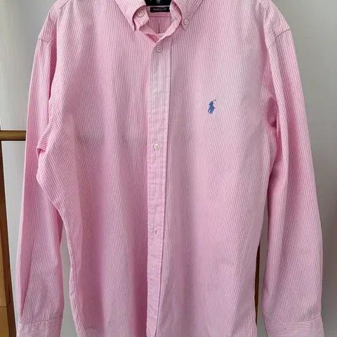 폴로 랄프로렌 핑크 스트라이프 셔츠