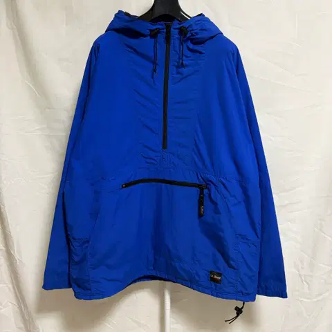 엘엘빈 아웃도어 아노락 하프집업 파카 / 블루, L