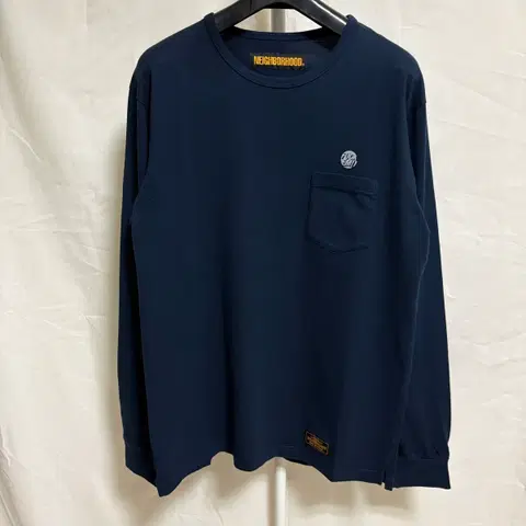 네이버후드 FUCK EM 클래식 포켓 롱슬리브 / 네이비, L