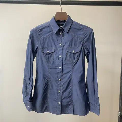 (40) 돌체앤가바나 y2k 데님라이크 셔츠