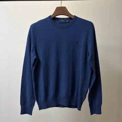 (M) 폴로 랄프로렌 블루 메리노울 니트