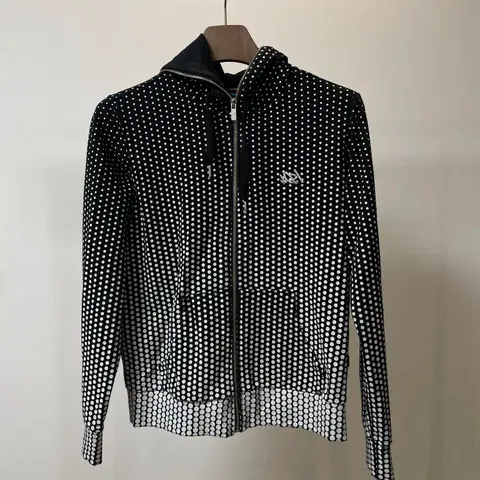 (90) 마자플라바 토트 땡땡이 후드 집업